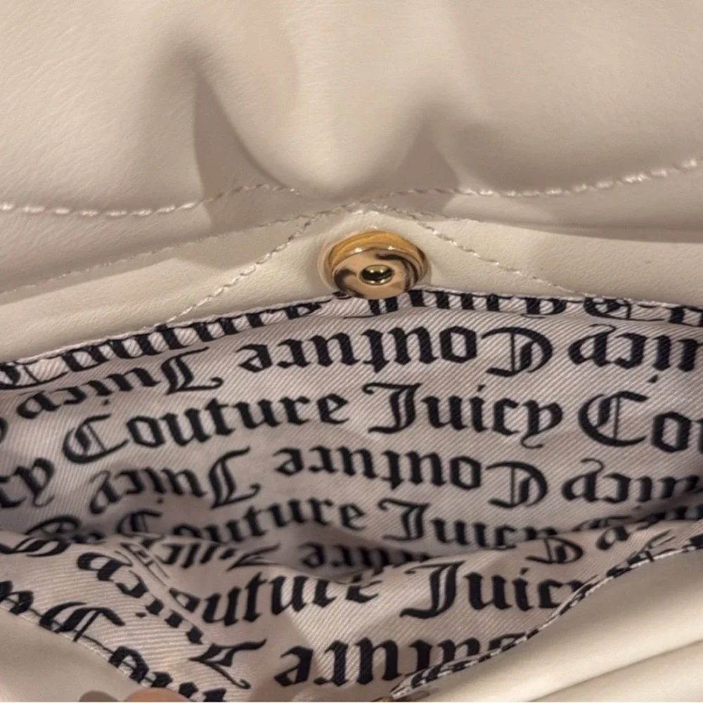 *SALE*Juicy Couture Angel “Better Than a Diamond” Cream Crossbody Bag NWT - Picture 8 of 12